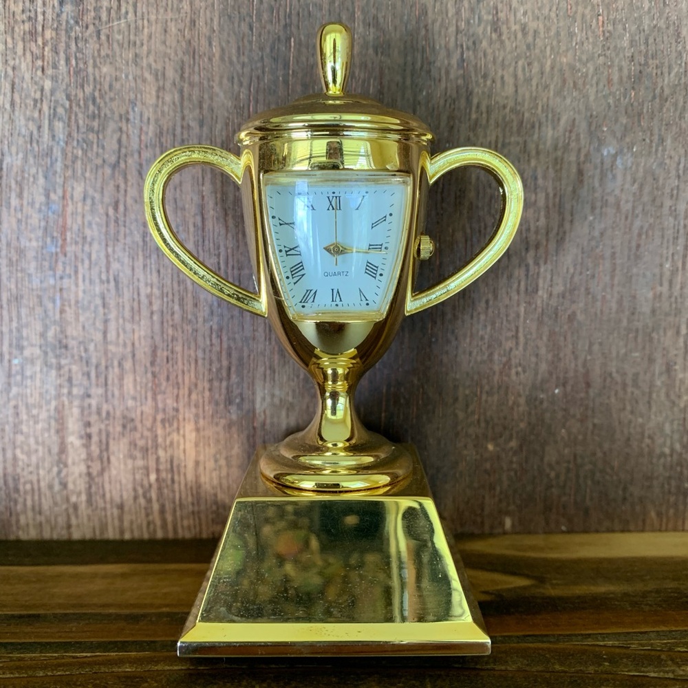 NEW Trophy Clock Miniature